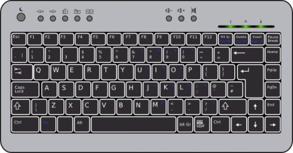 Kompakte Tastatur ClipArt