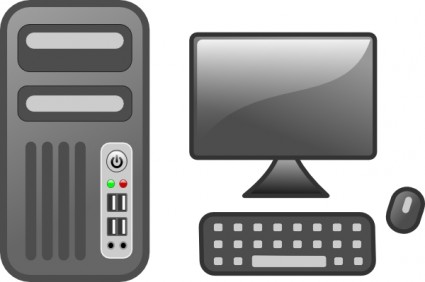 ClipArt desktop computer