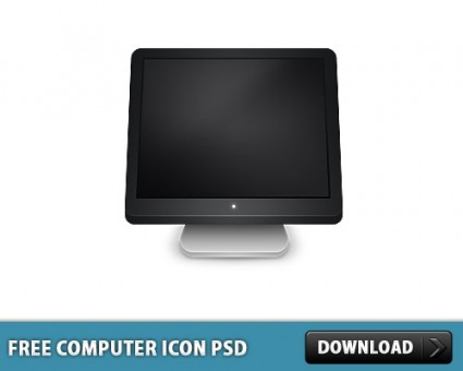 Computer Icon Free Psd