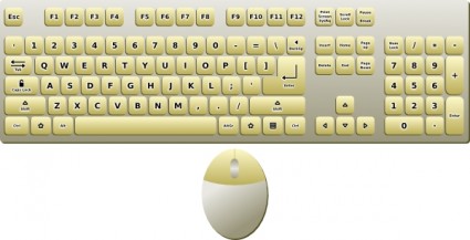 bilgisayar klavye ve fare küçük resim
