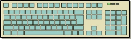 arte de grampo de teclado de computador