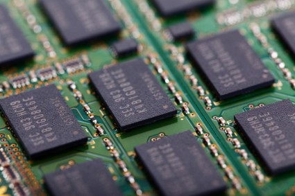 chips de memoria de la computadora