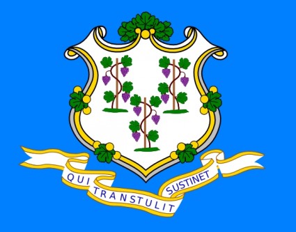 Bandera de Connecticut clip art