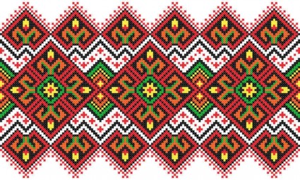 Consecutive Knitting Patterns Vector Background002