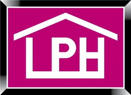 logotipo de construção lph