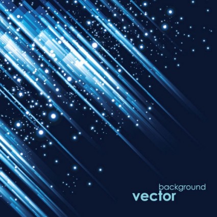 Cool Blue Background Vector Glare