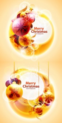 Cool Christmas-Symphonie von Licht Vektor Hintergrund