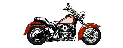 Cool Motorcycle Vector Material