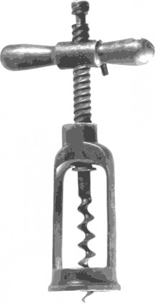 corcho tornillo clip art