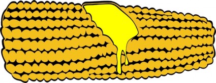 トウモロコシの穂軸のクリップアート