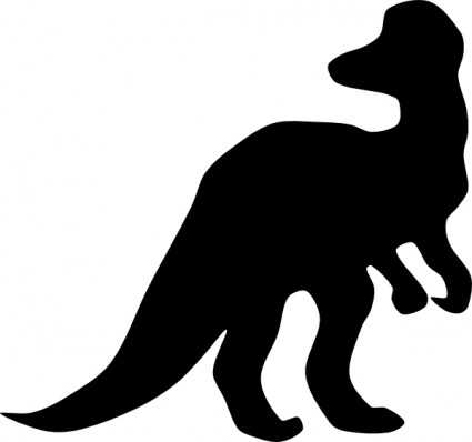 Korytozaur cień clipartów