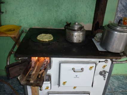 コスタリカ伝統的なストーブ