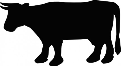 mucca silhouette ClipArt