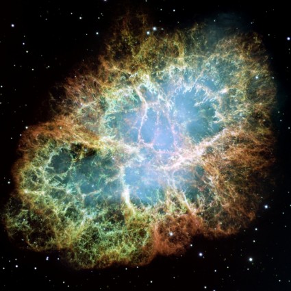 Krab Mgławica supernowa pozostałość po supernowej