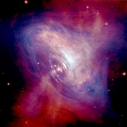 Krab Mgławica supernowa pozostałość po supernowej
