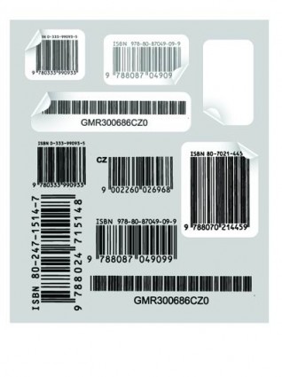 Creative And Practical Bar Code Label Vector