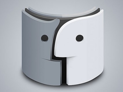 kreative Mac Finder Symbol psd