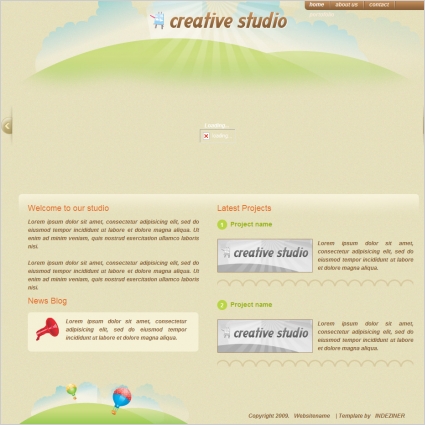plantilla de Creative studio