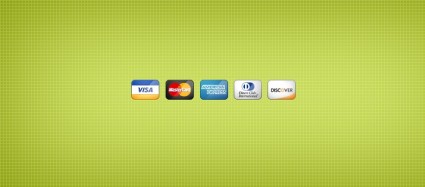 ícones de cartão de crédito