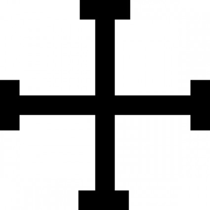 Croce di ClipArt di Gerusalemme