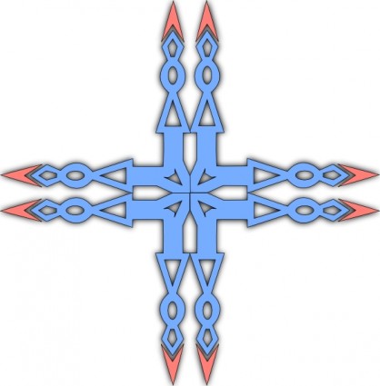 الصليب رمز قصاصة فنية