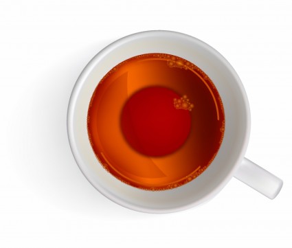 tazza di tè nero