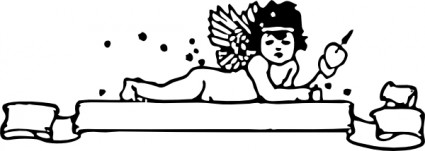 Cupid Banner ClipArts