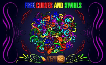 Curves And Swirls Clip Art