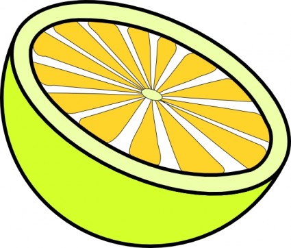 切檸檬剪貼畫