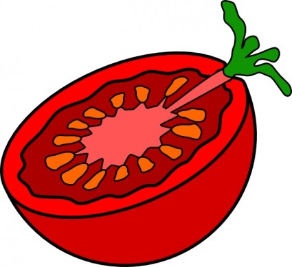 corte clipart de tomate