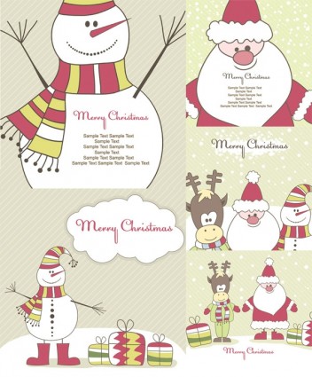 Cute Christmas Vector Illustration