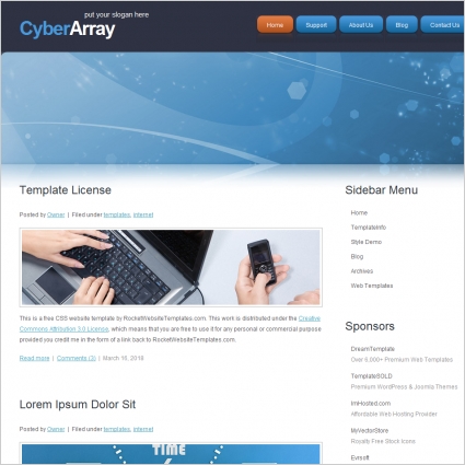 Cyber-Array-Vorlage