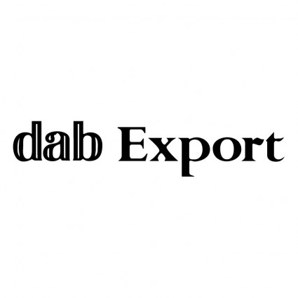 DAB экспорт