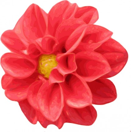 Dahlia Rose Clip Art