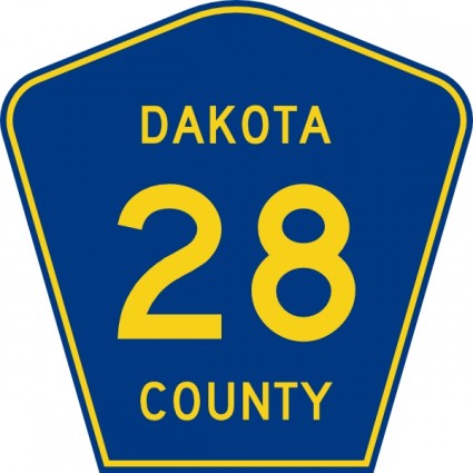 Dakota county Route ClipArt