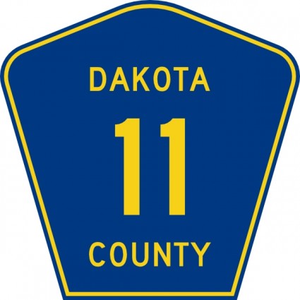 ClipArt rotta della contea di Dakota