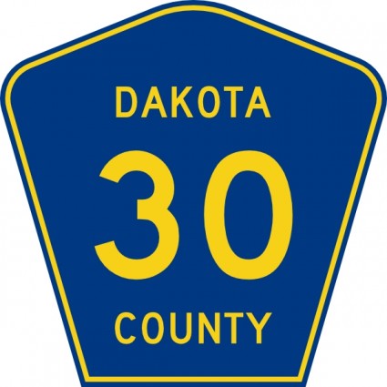 Dakota county Route ClipArt