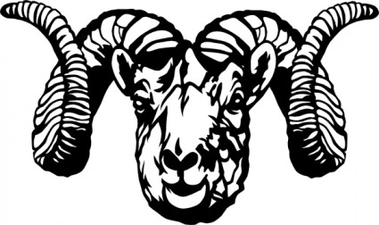 clip art de ovejas de Dall ram