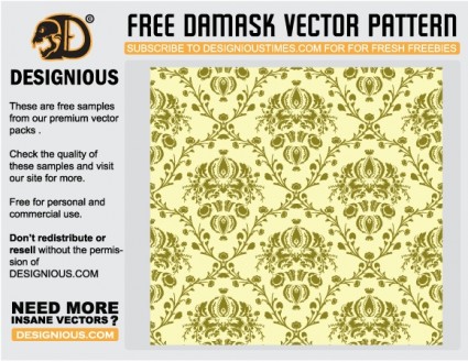 damassé seamless pattern
