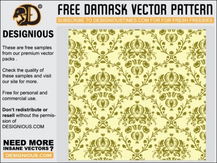 damassé seamless pattern