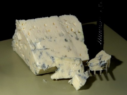 molde do molde azul dinamarquês de queijo azul
