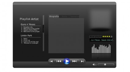 dunkle Equalizer audio Clip-art
