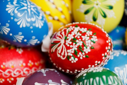 ovos de Páscoa decorados