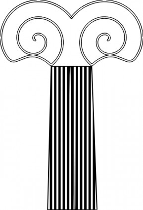 dekoratif pilar clip art