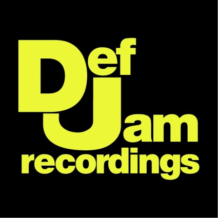 logotipo corporativo de def jam recordings