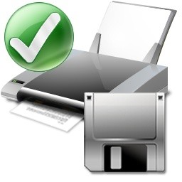 printer default disket