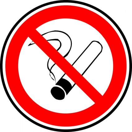 defensa de fumer clip art