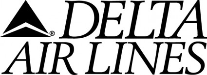 デルタ航空会社のロゴ