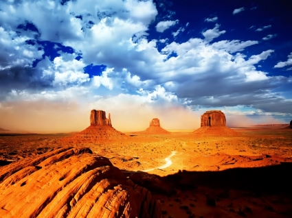 沙漠風景自然壁紙