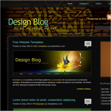 Дизайн блог